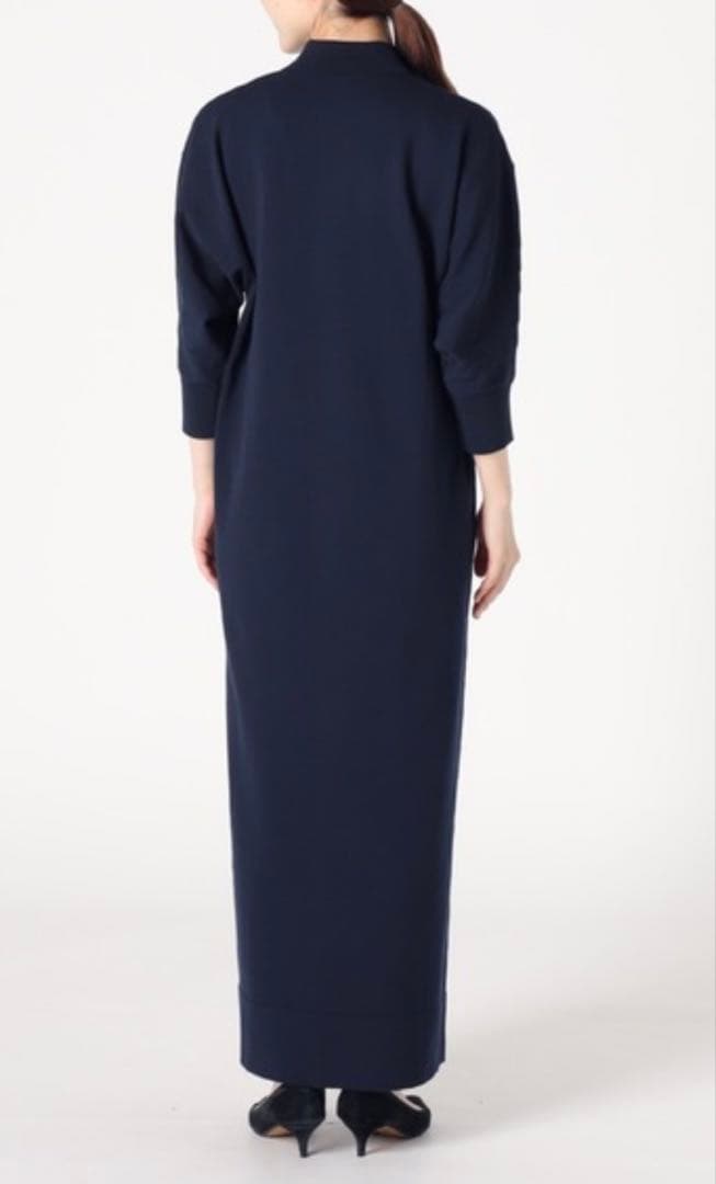 ポロエリニットワンピースM・SLOBE