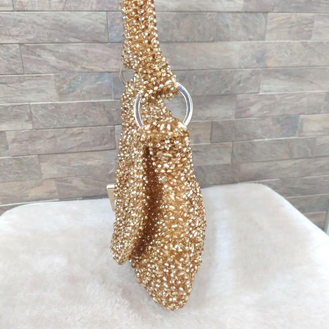 ☆美品☆アンテプリマ ワイヤーバッグ ゴールド ワンショルダー