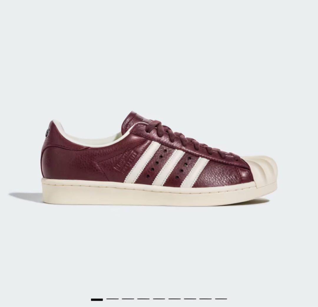 adidas × Thug Club スーパースター　バーガンディ　28㎝