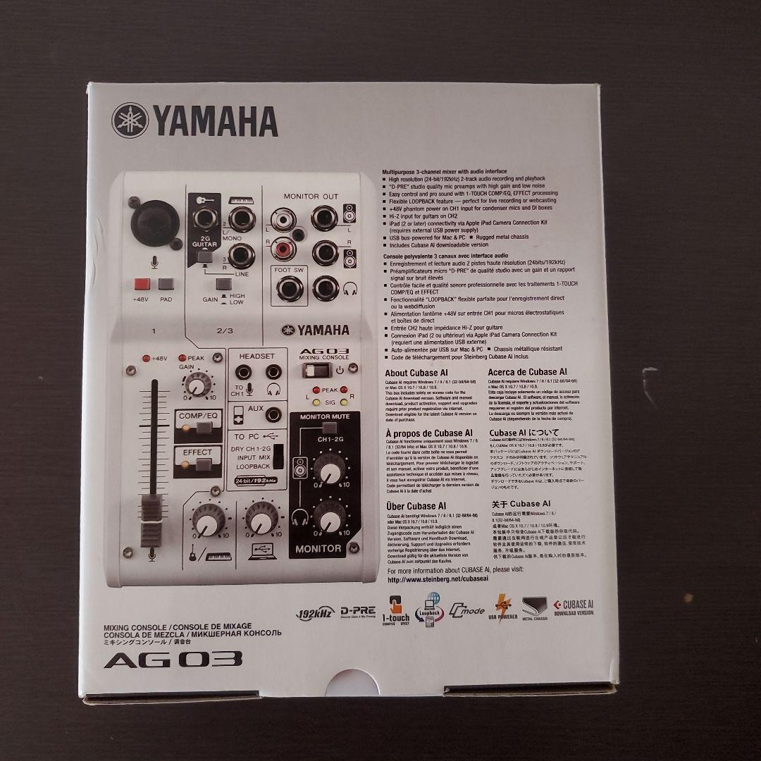 配信機器・PA機器・レコーディング機器 YAMAHA AG03