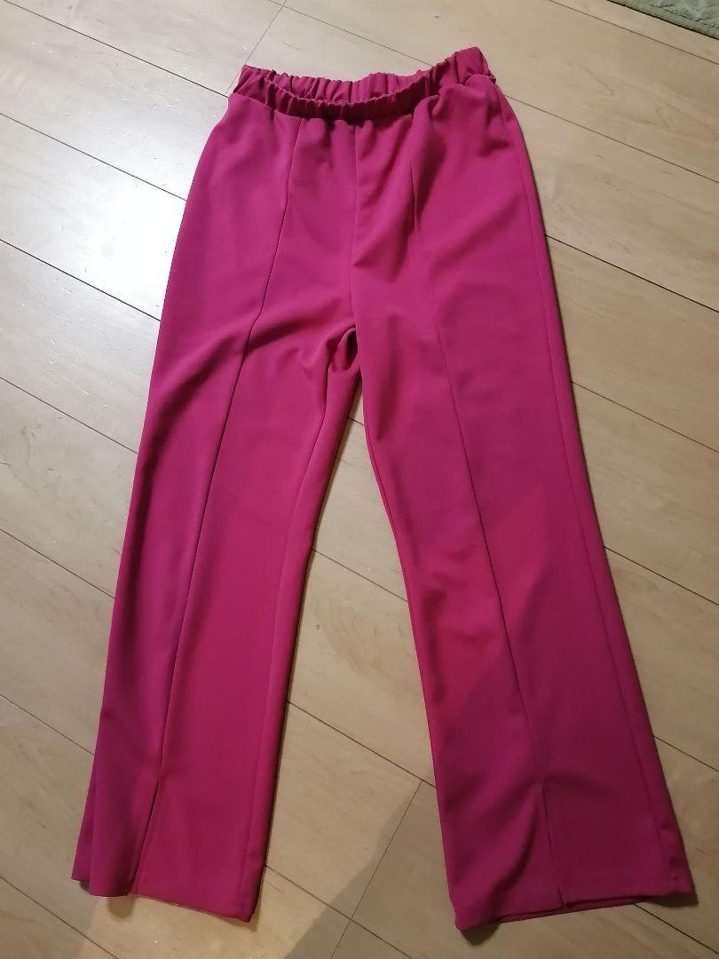 himawari様　ピンクロングパンツ 自重堂 レディースツータックパンツ ピンク LL WH10342 1枚 白衣
