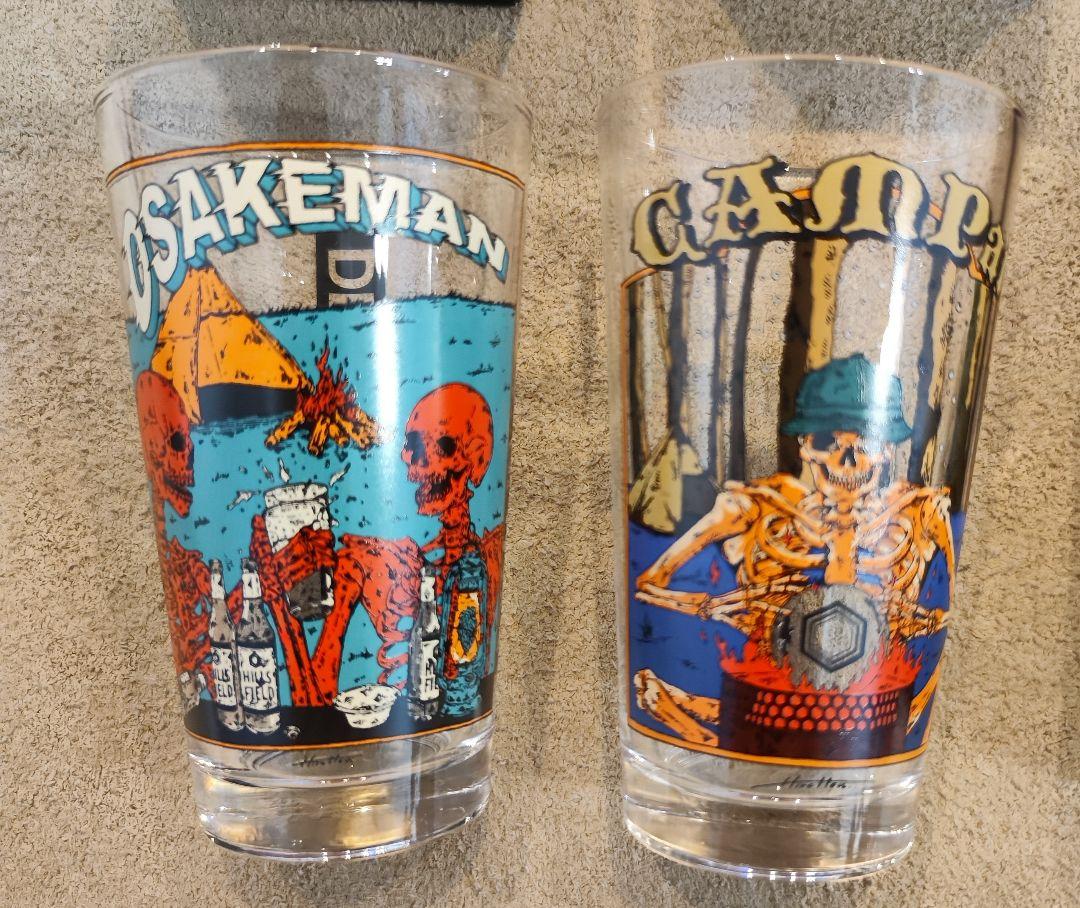 伊豆のぬし釣りヒルズフィールド パイントグラス 2種セット 新品