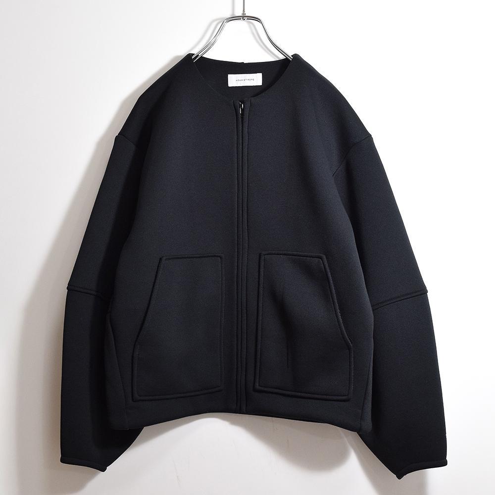 23AW アダムエロペ ダンボール素材 ワイドスリーブ ブルゾン 短