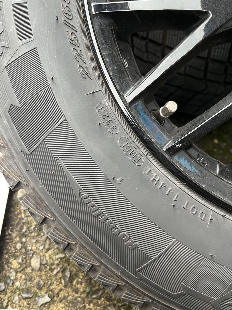 ブラックアルミホイールNEXEN スタッドレス225/65R17 4本セット