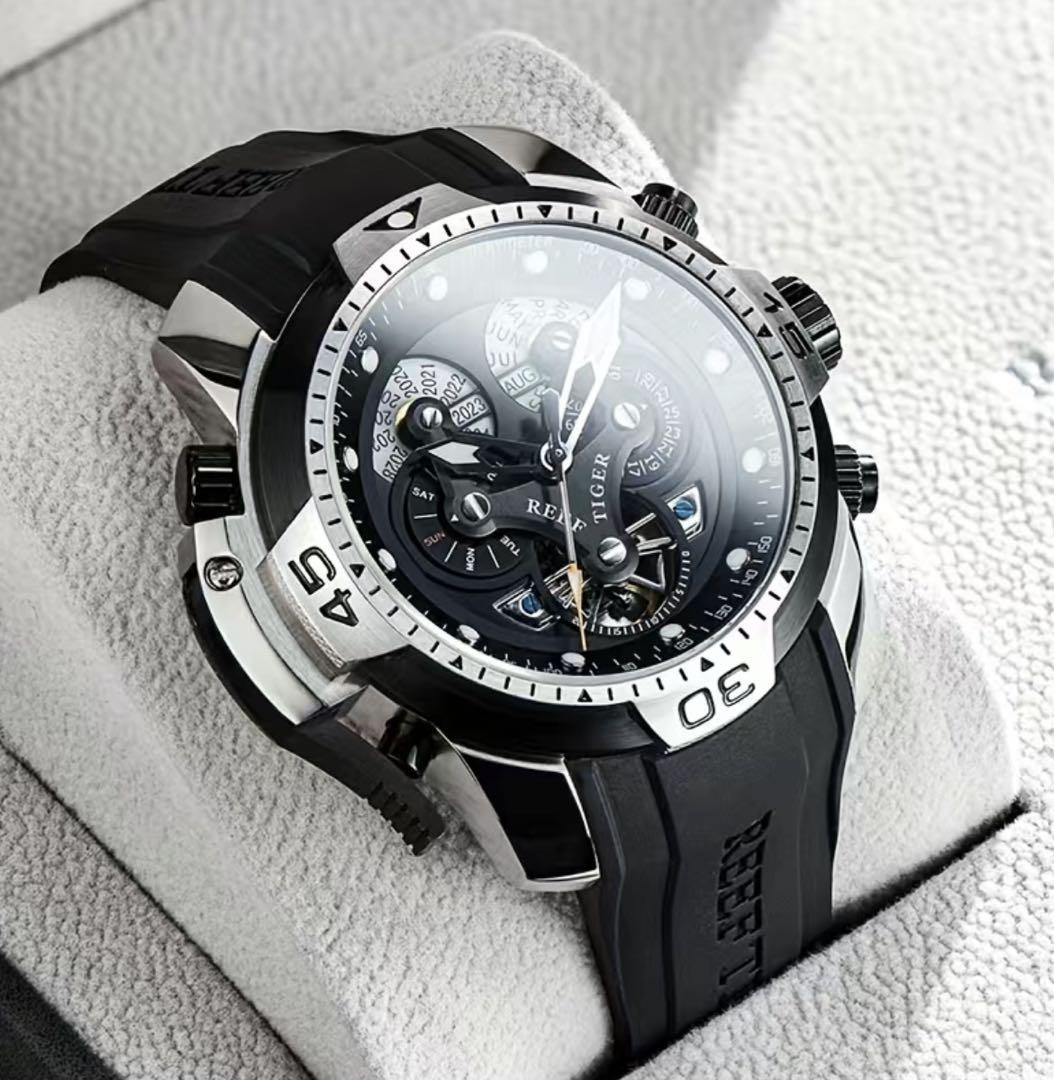 REEF TIGER スポーツ自動巻きファッションウォッチ