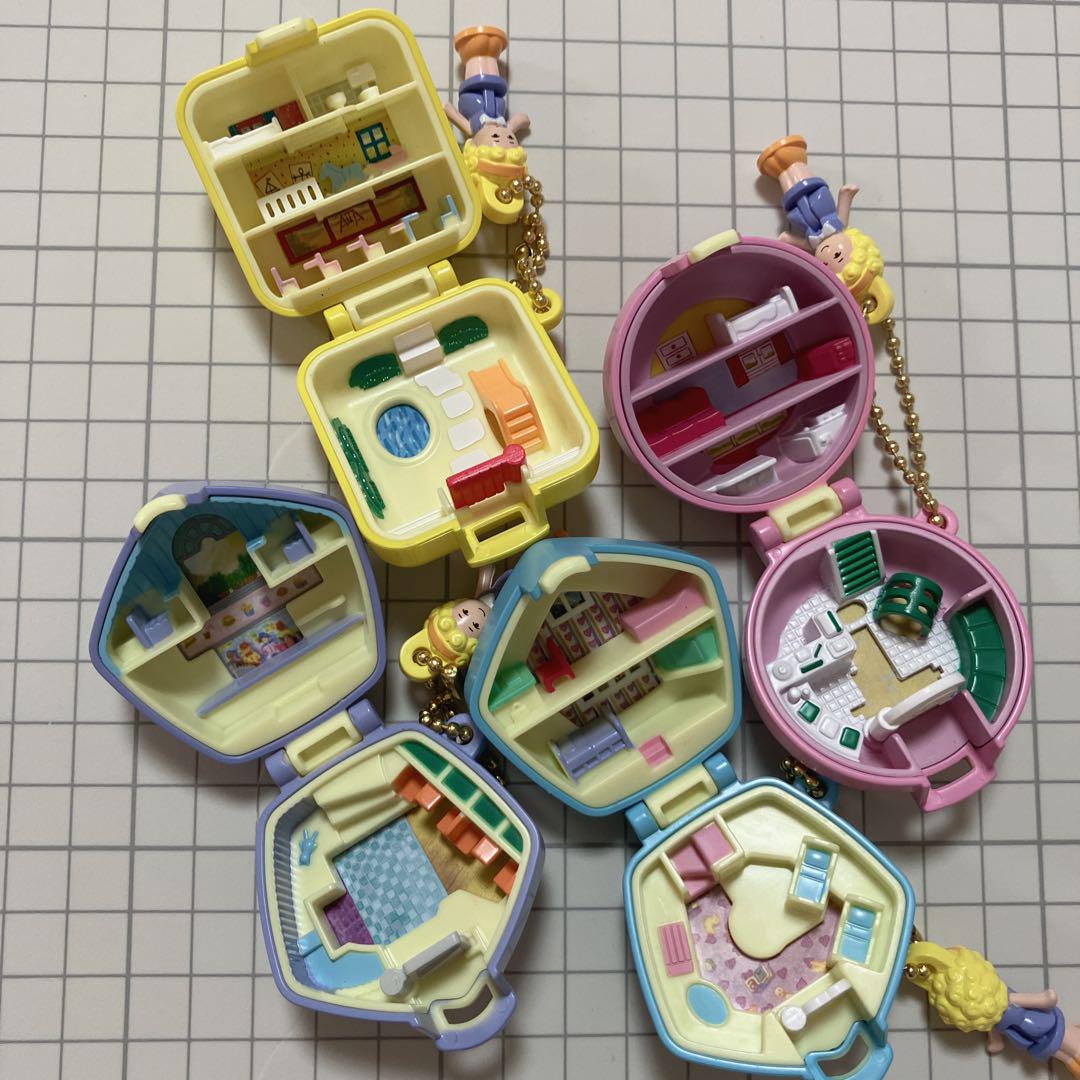 ポーリーポケット　コンプリート　ガチャ Polly Pocket ポーリーポケット ガチャ 全4種 コンプリート