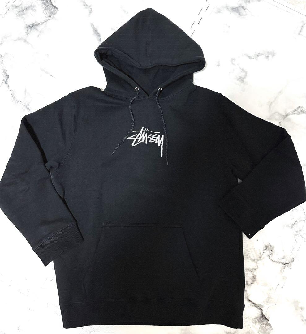 正規品 ステューシー STOCK LOGO APPLIQUE HOODIE