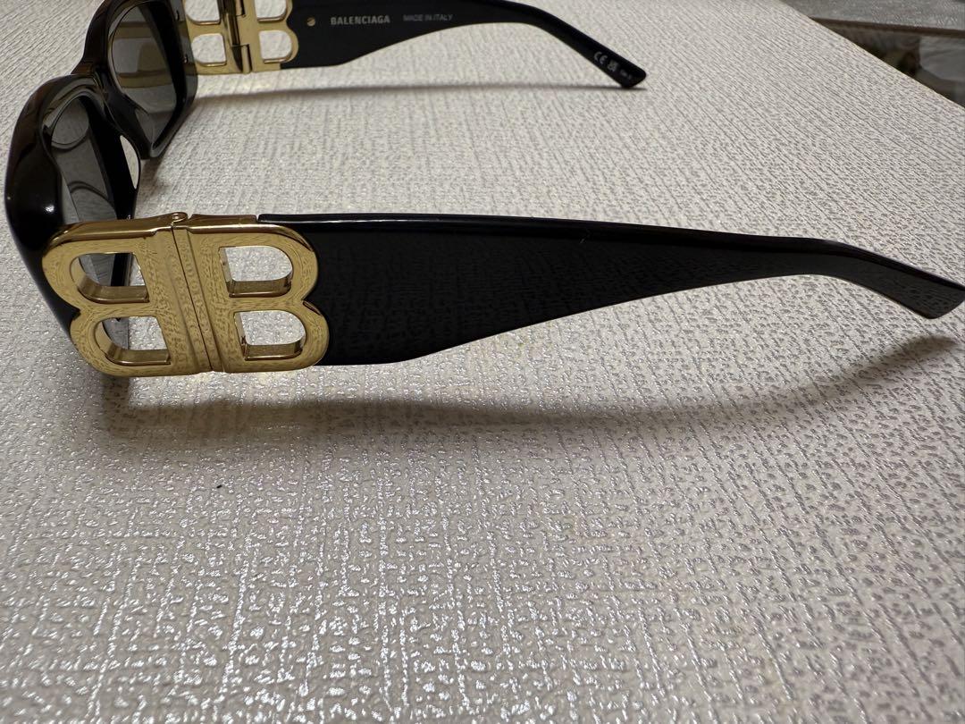BALENCIAGA】バレンシアガ 男女OK! ロゴ ブラック サングラス