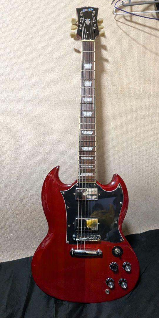 Blitz by Aria pro Ⅱ BSG-STD SG チェリーレッド