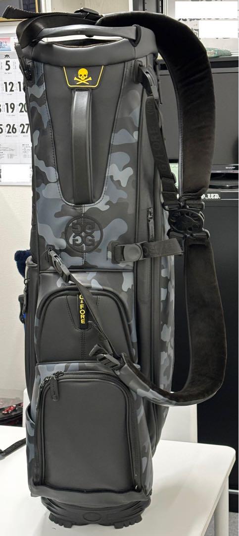 美品　G／FORE　ジーフォア　キャディバッグ　カモフラージュ柄　ブラック