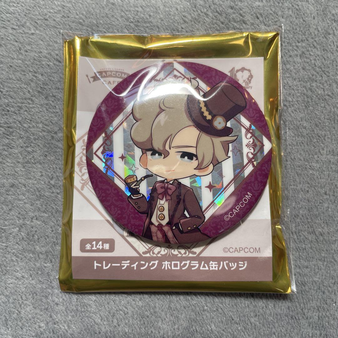 大逆転裁判 カプコンカフェ ホログラム缶バッジ 全8種 コンプリート 大逆転裁判 シャーロックホームズ 缶バッジ カプコンカフェ 大