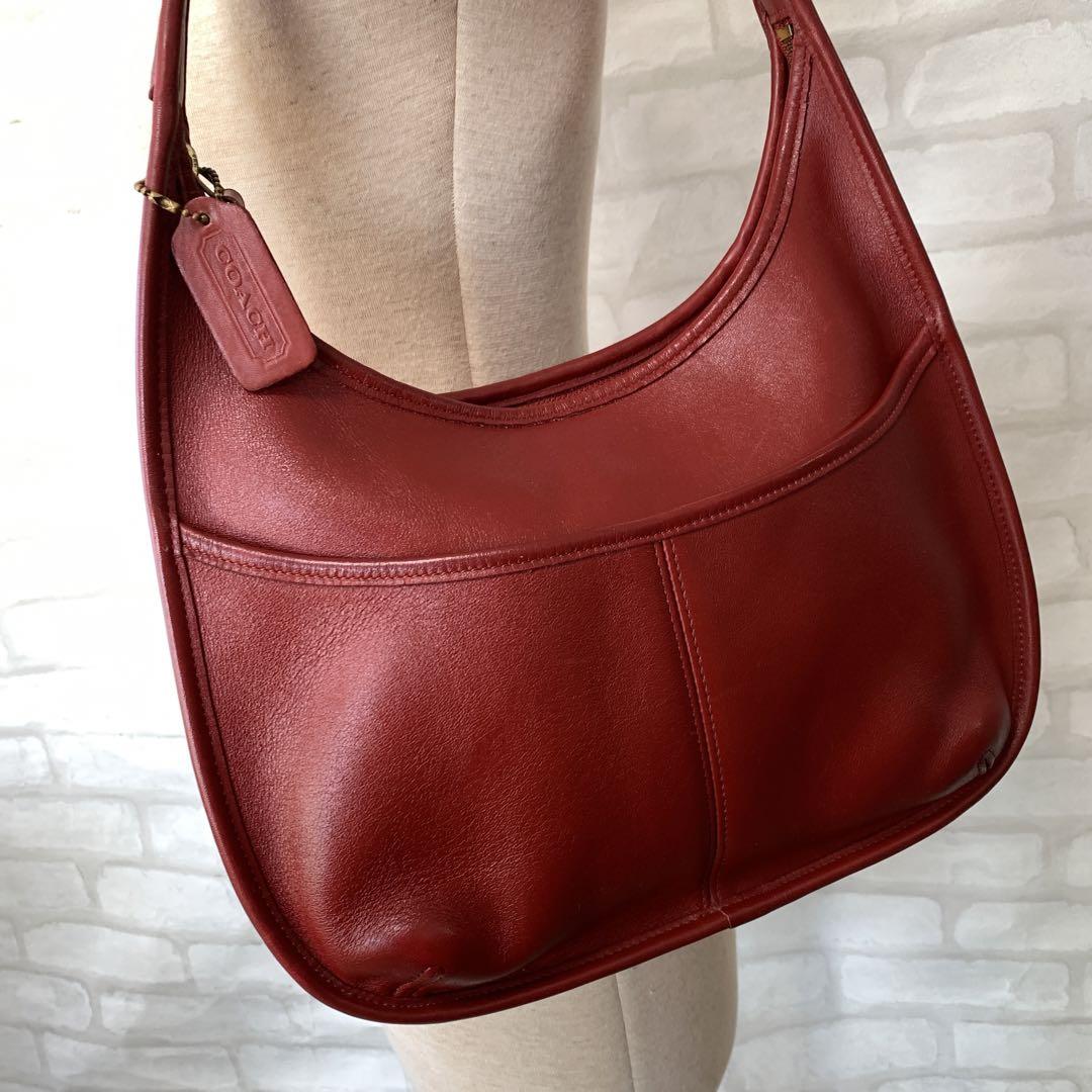 希少✨コーチ OLD COACHエルゴ 9033 ショルダー ボルドー