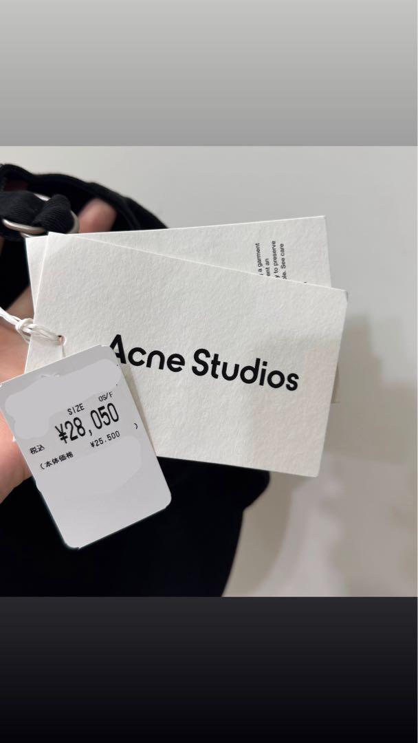 Acne Studios ブラック ベースボールキャップ