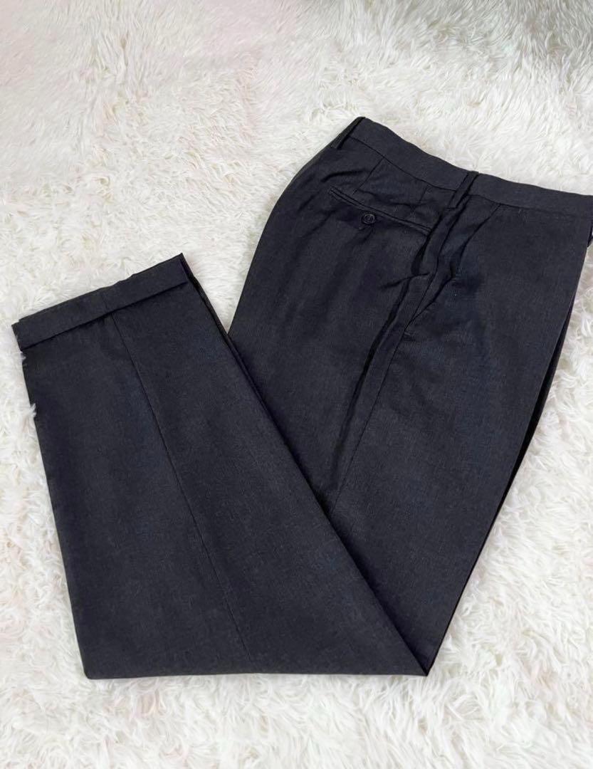 【美品】GUCCI セットアップスーツ Mサイズ｜スリーボタン グレー 高級感