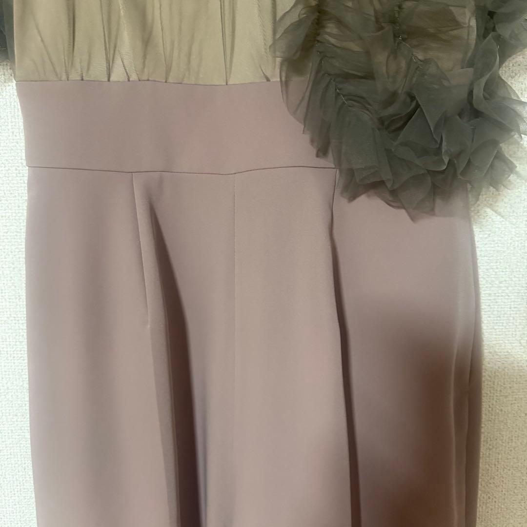 LAGUNAMOON LADYチュールドッキングコンビネゾン ピンク グレー M