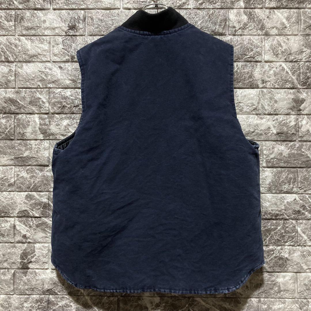 CARHARTT ダックベスト L ネイビー 紺 カーハート DUCK VEST