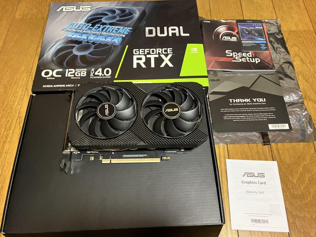 グラフィックボード・グラボ・ビデオカード ASUS dual-rtx3060-o12g-v2 RTX 3060