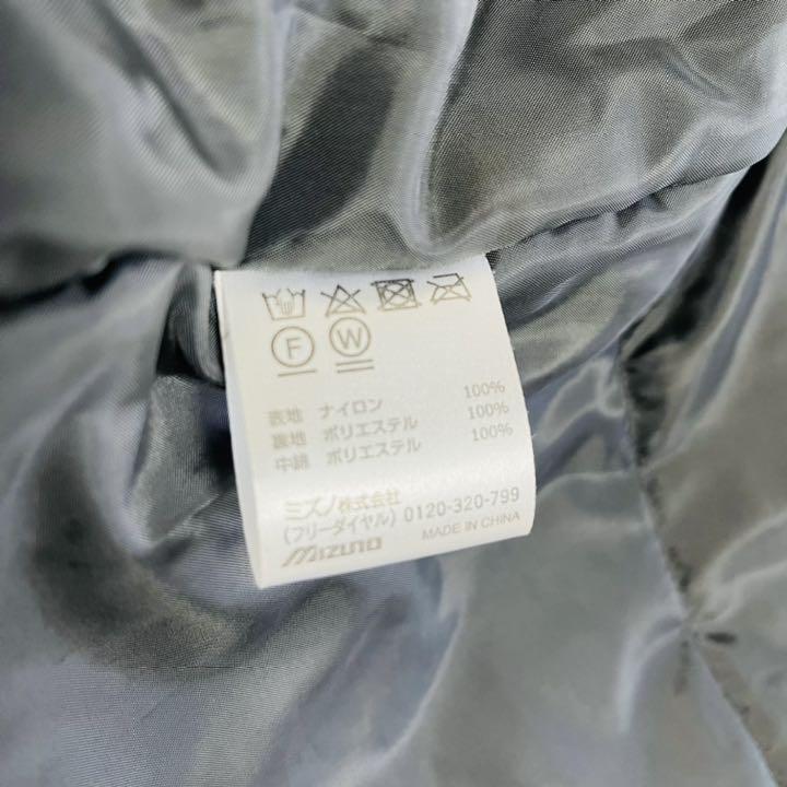 MIZUNO FOOTBALL ロングコート ベンチコート オールブラック2XL
