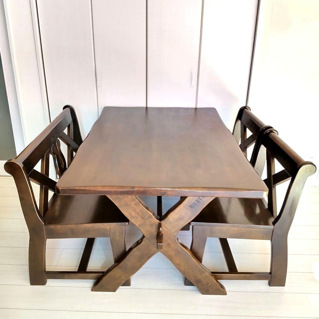 RUSTICカリモクルスティックダイニングセット