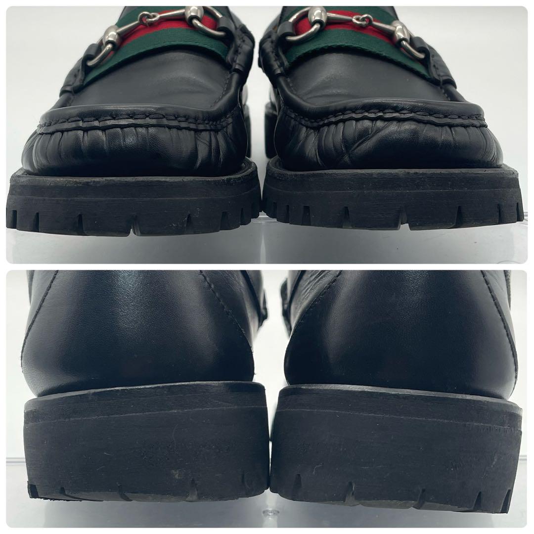 GUCCI グッチ　ホースビットローファー　ローファー　革靴　シェリーライン