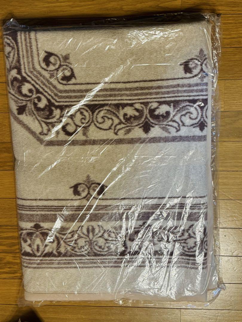 カシミヤ混純毛毛布 ２枚★クリーニング済み　バラ売り可能