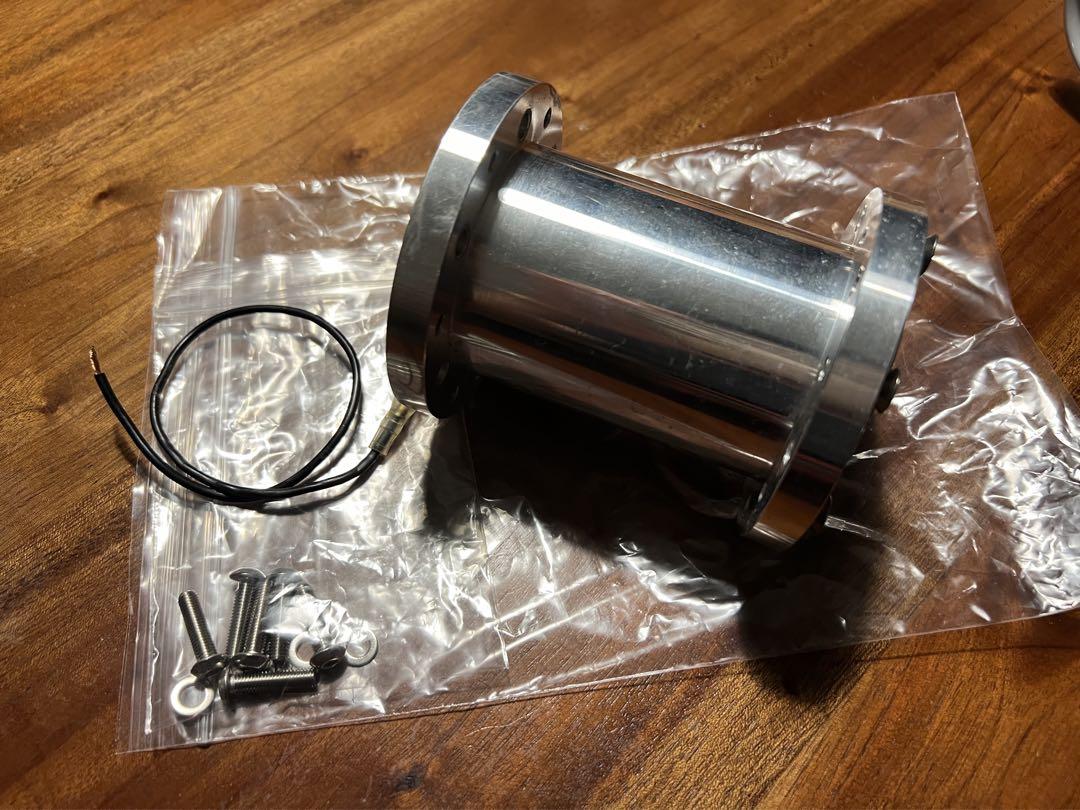 日本製 ステアリングボス スペーサー 100mm アルミ削り出し ボルト新品