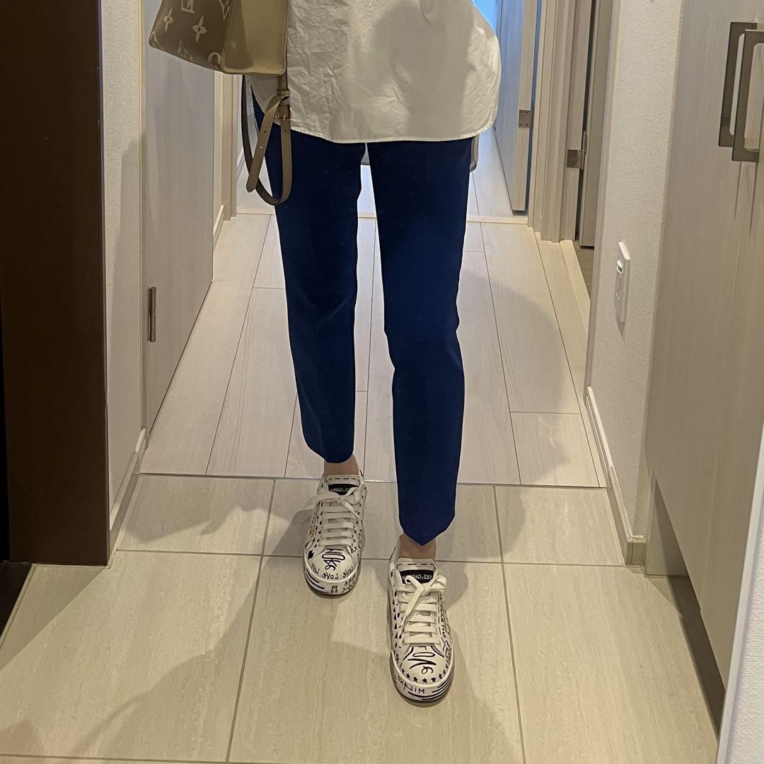 Dolce & Gabbana ハンドペイント白スニーカー 37 ドルガバ Dolce & Gabbana ハンドペイント白スニーカー 37 ドルガバ