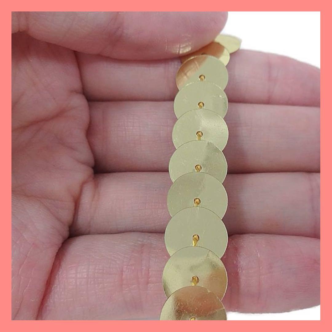 手芸用スパンコールテープ幅1.0cm×長さ3ｍ巻き