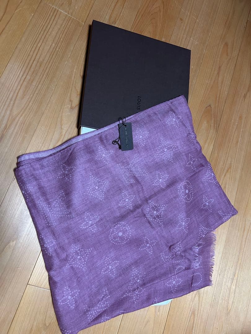 LOUIS VUITTON パープル ストール