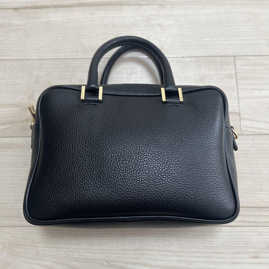 IENA イエナ　マニュエルミラノ　ブラック　ハンドバッグ　レザー　MIDI