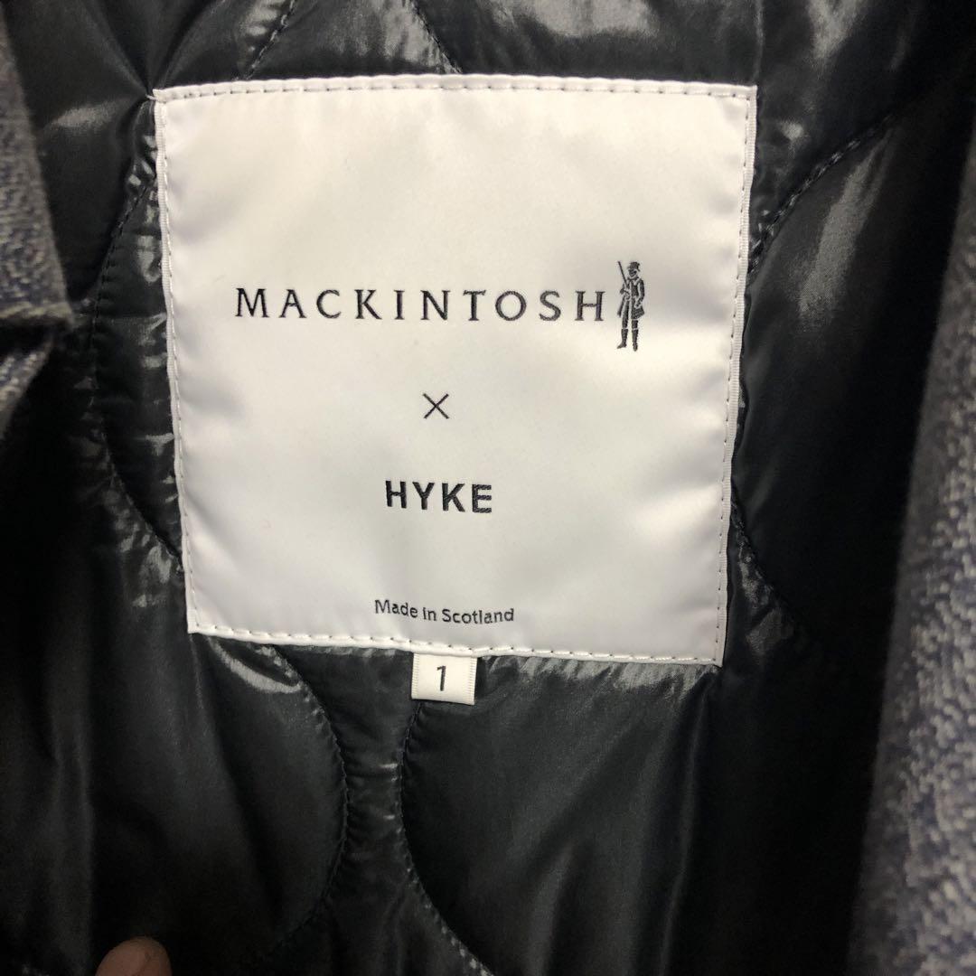 クララMACKINTOSH × HYKE チェスターコートグレー サイズ1