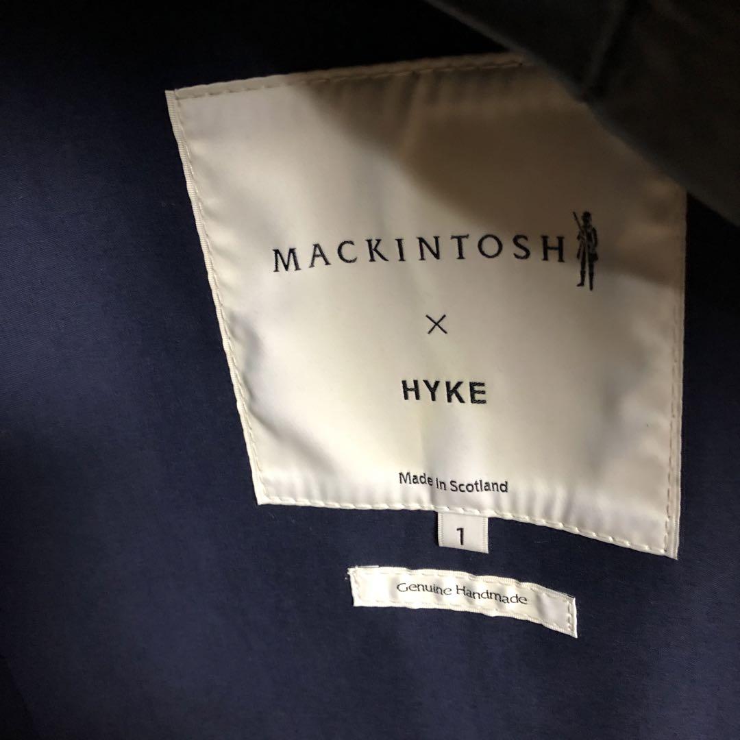 クララMACKINTOSH × HYKE チェスターコートグレー サイズ1