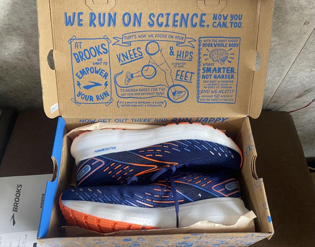Brooks Glycerin 20 ネイビー/オレンジ