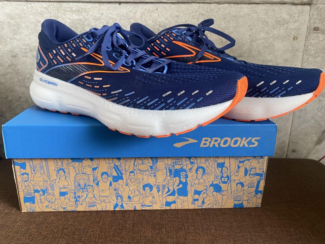 Brooks Glycerin 20 ネイビー/オレンジ
