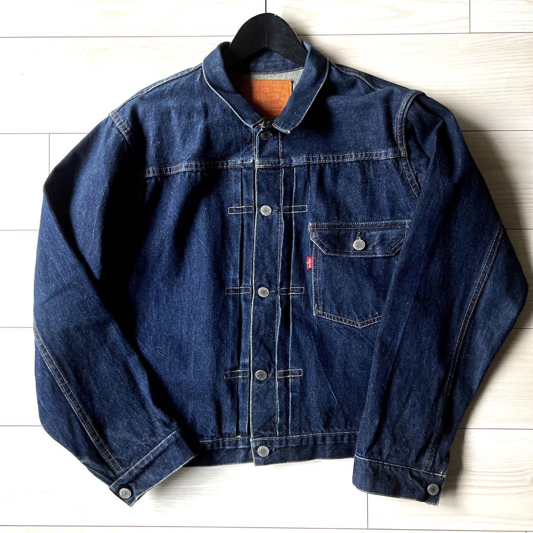 ー品販売 LEVI'S 美品 リーバイス 40 バレンシア555 復刻 1st 506xx Gジャン/デニムジャケット 