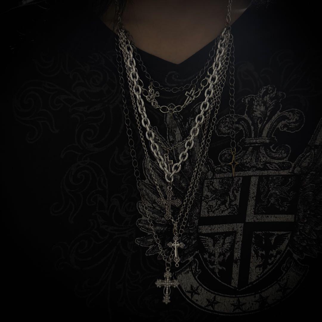 00s archive cross necklace gunda handmad - メルカリ