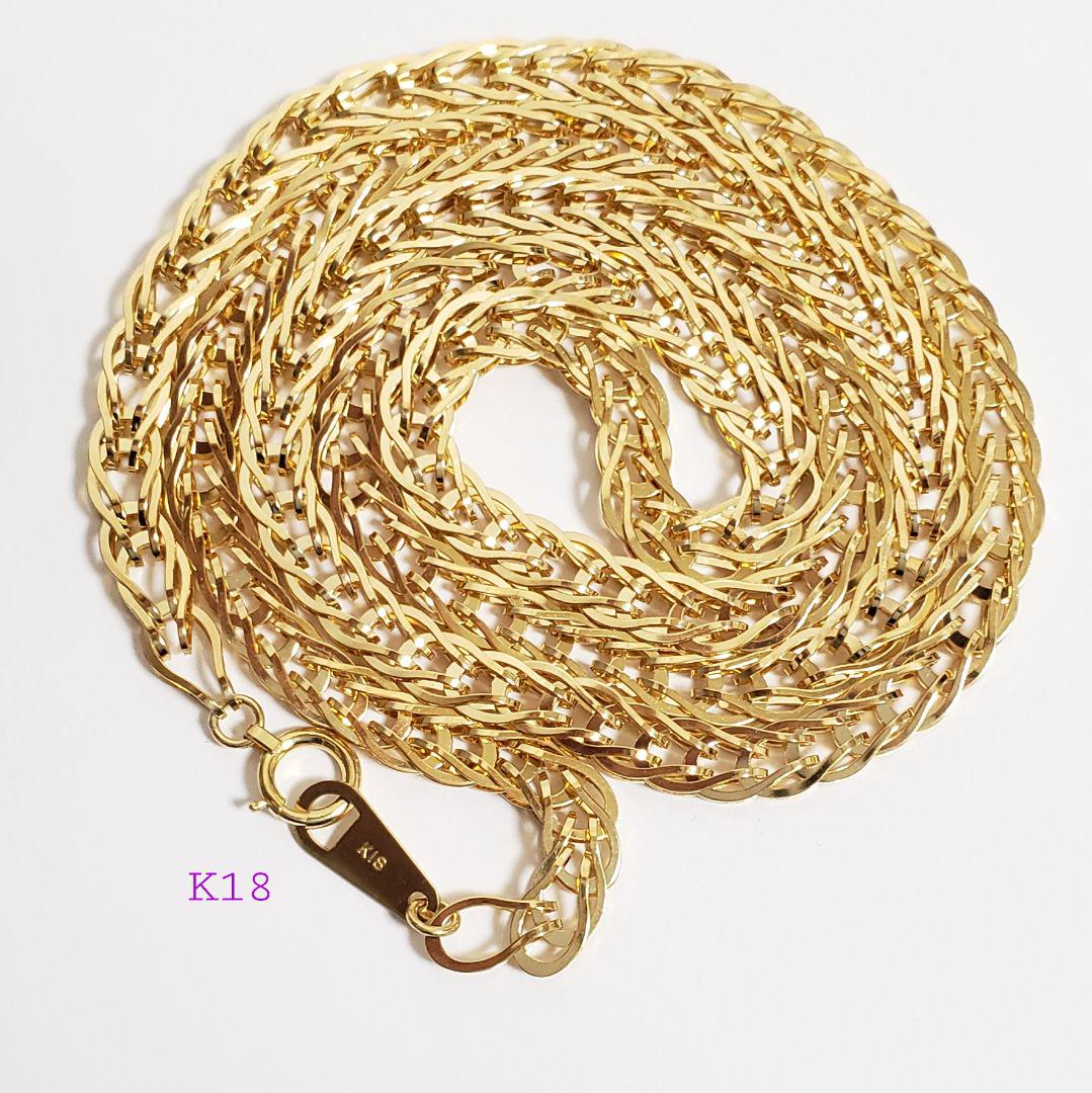 60cm ユニセックス K18デザインネックレス 20g SALE