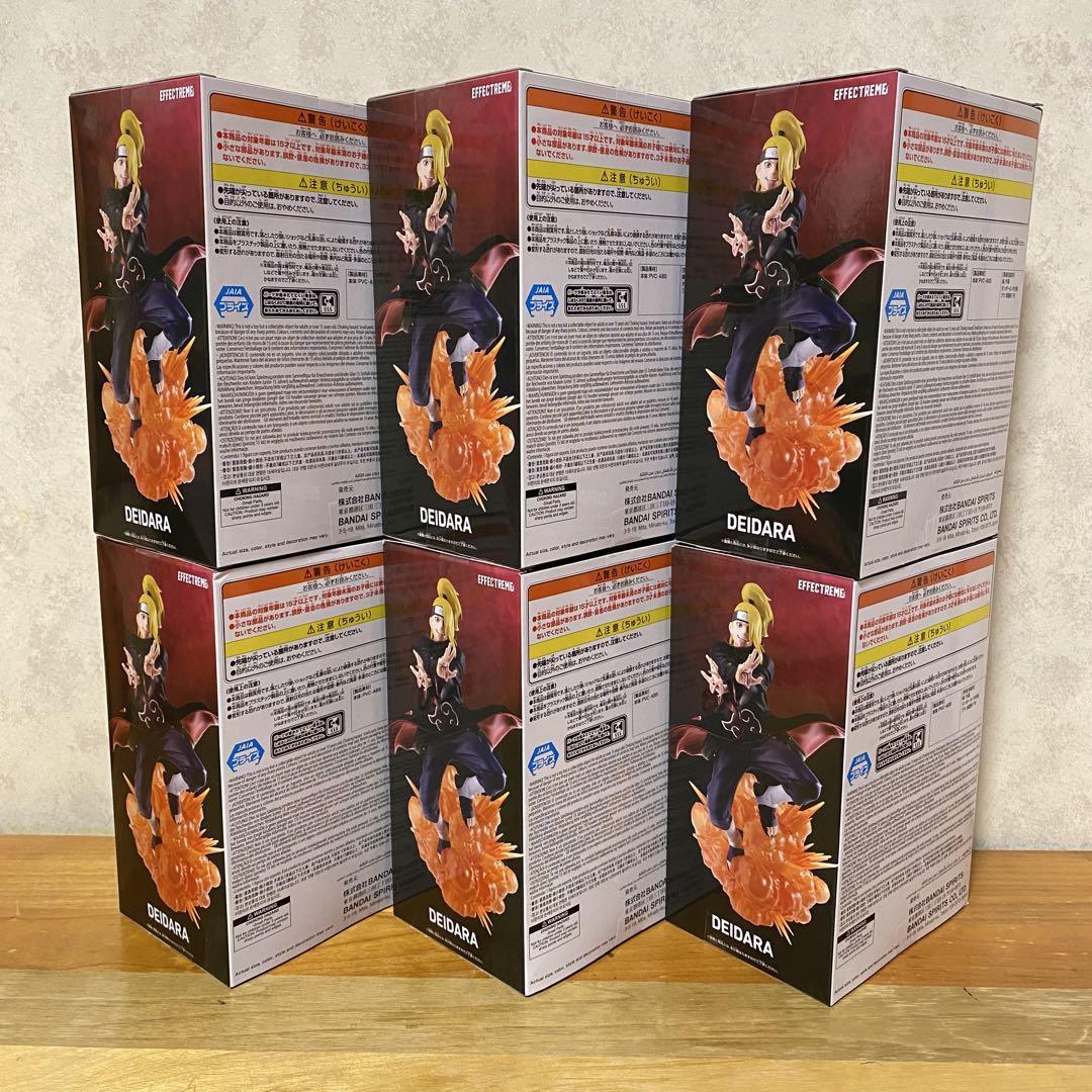 NARUTO疾風伝 EFFECTREME デイダラ フィギュア6個セット