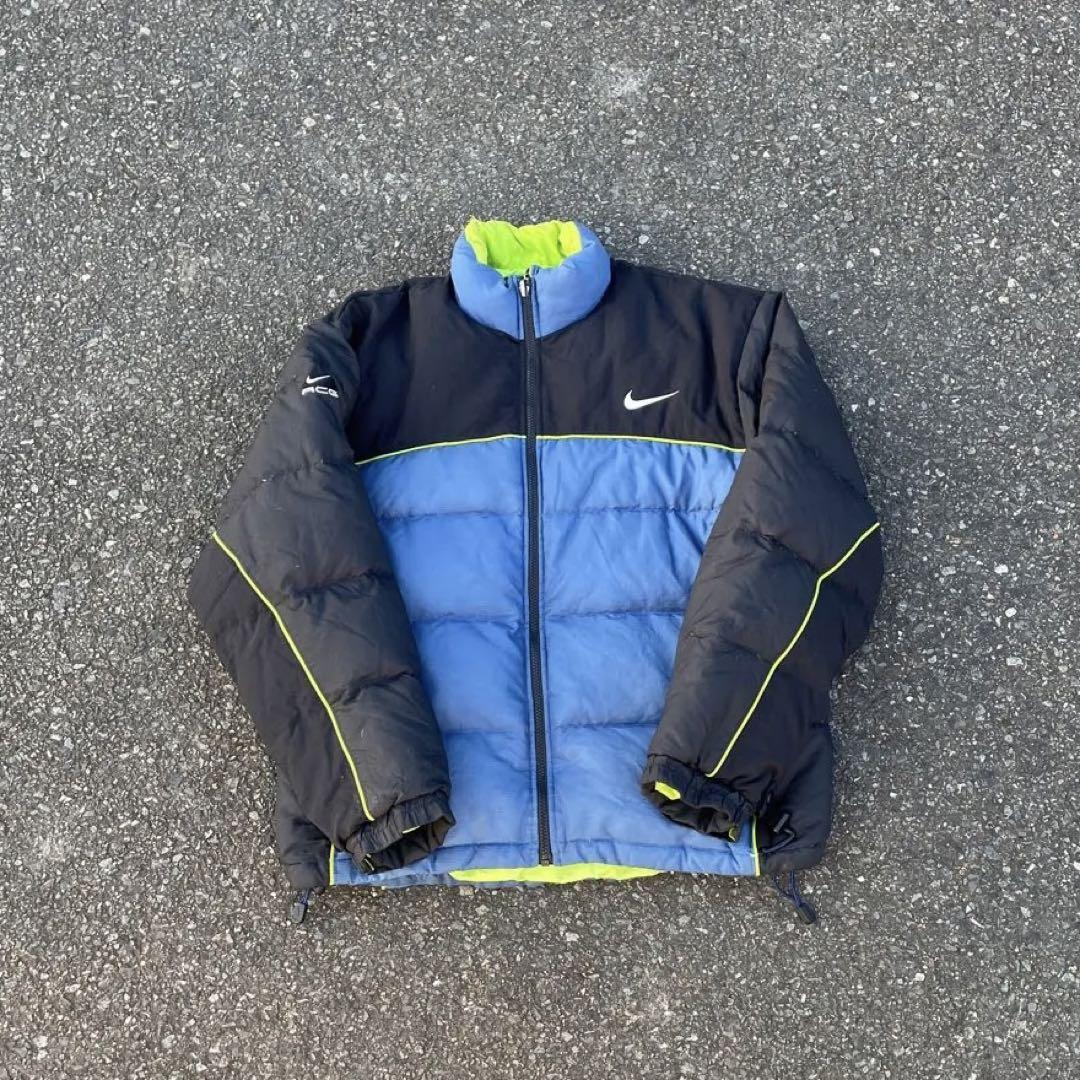 【希少！】90s NIKE ACGバングラデシュ製　 ダウンジャケット　三角ロゴ