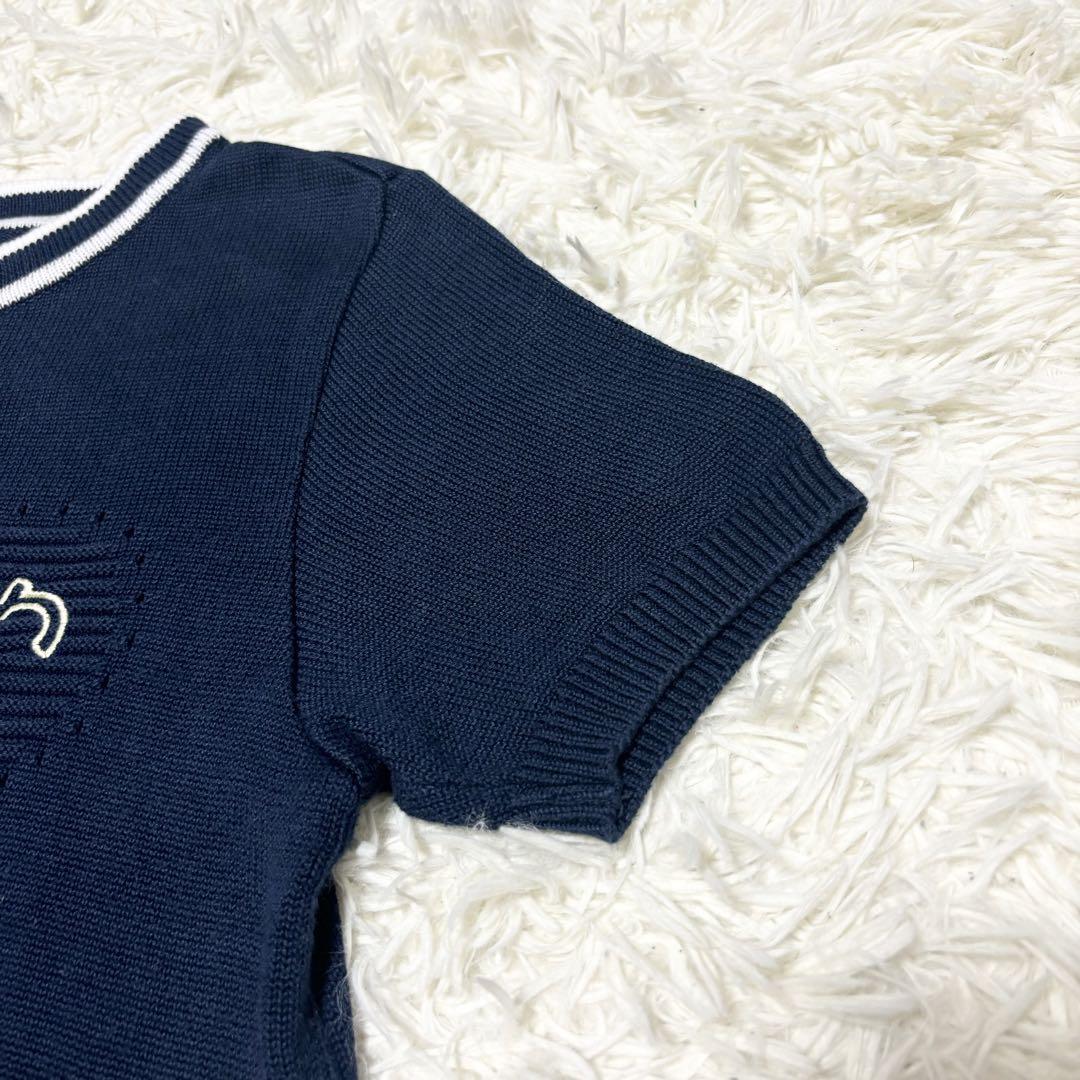 専用希少 Courreges Y2K ロゴ 刺繍 半袖 ニット クレージュ 専用希少 Courreges Y2K ロゴ 刺繍 半袖 ニット クレージュ