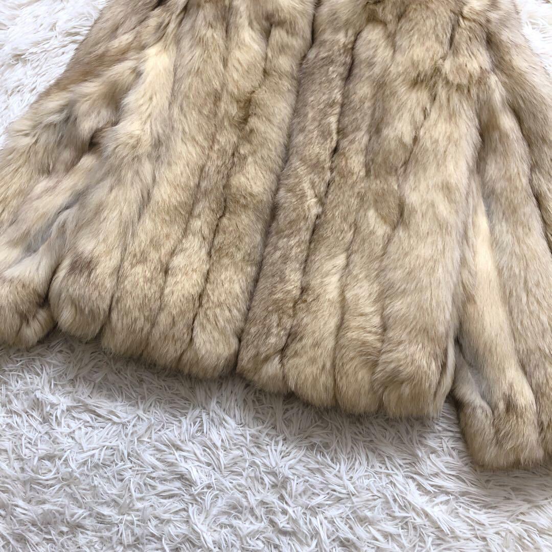 ✨サガフォックス♡希少カラー✨毛皮コート リアルファー