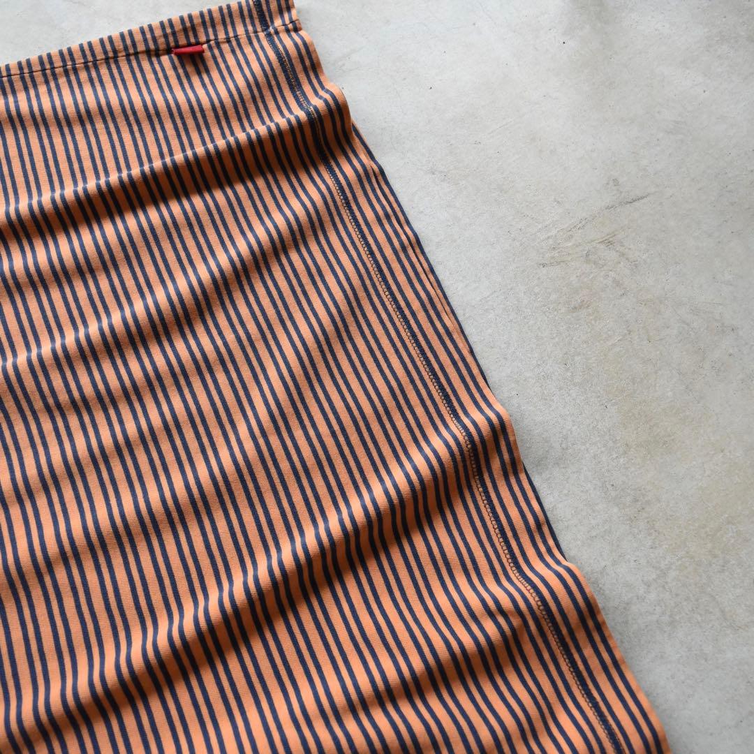 90s Levis リーバイス ボーダーTシャツ オレンジ×ネイビー レア XL