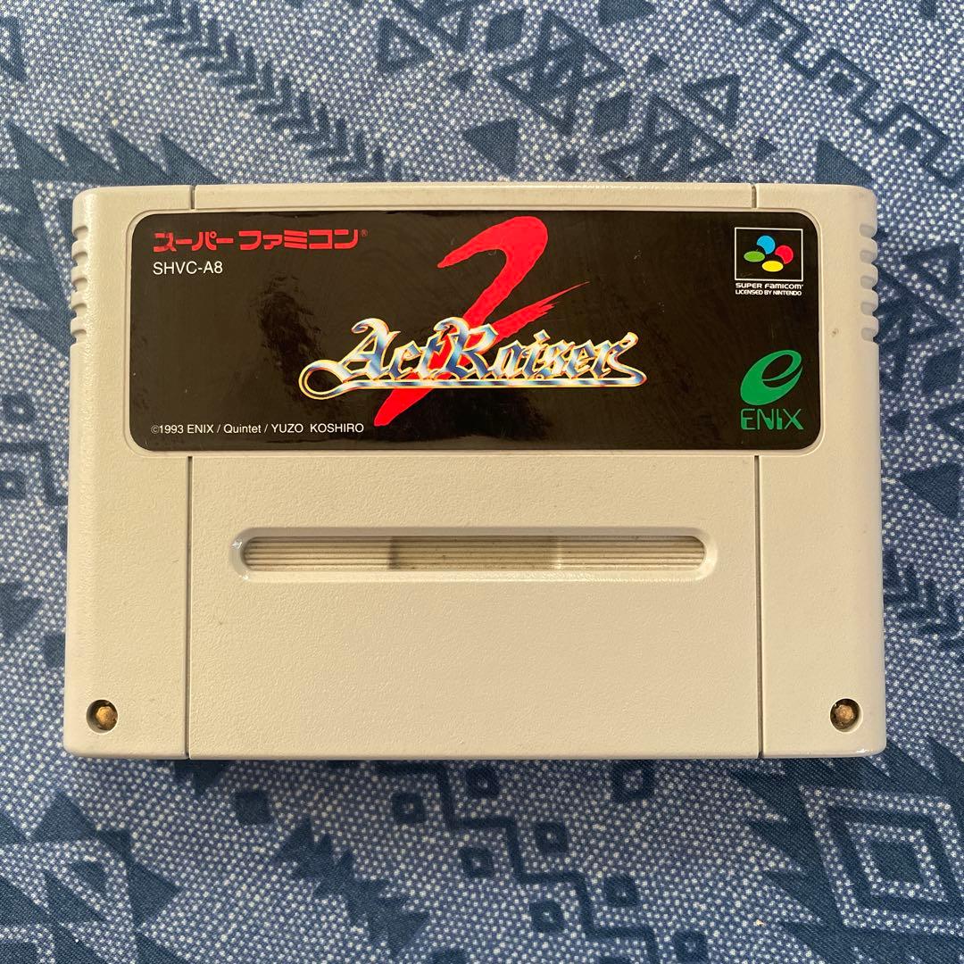 アクトレイザー2 沈黙への聖戦 スーパーファミコン ソフト 可動品