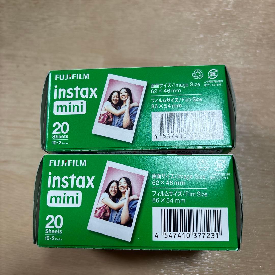 チェキフィルム 20枚入×6箱 FUJIFILM instax mini フィルム 20枚入✖️