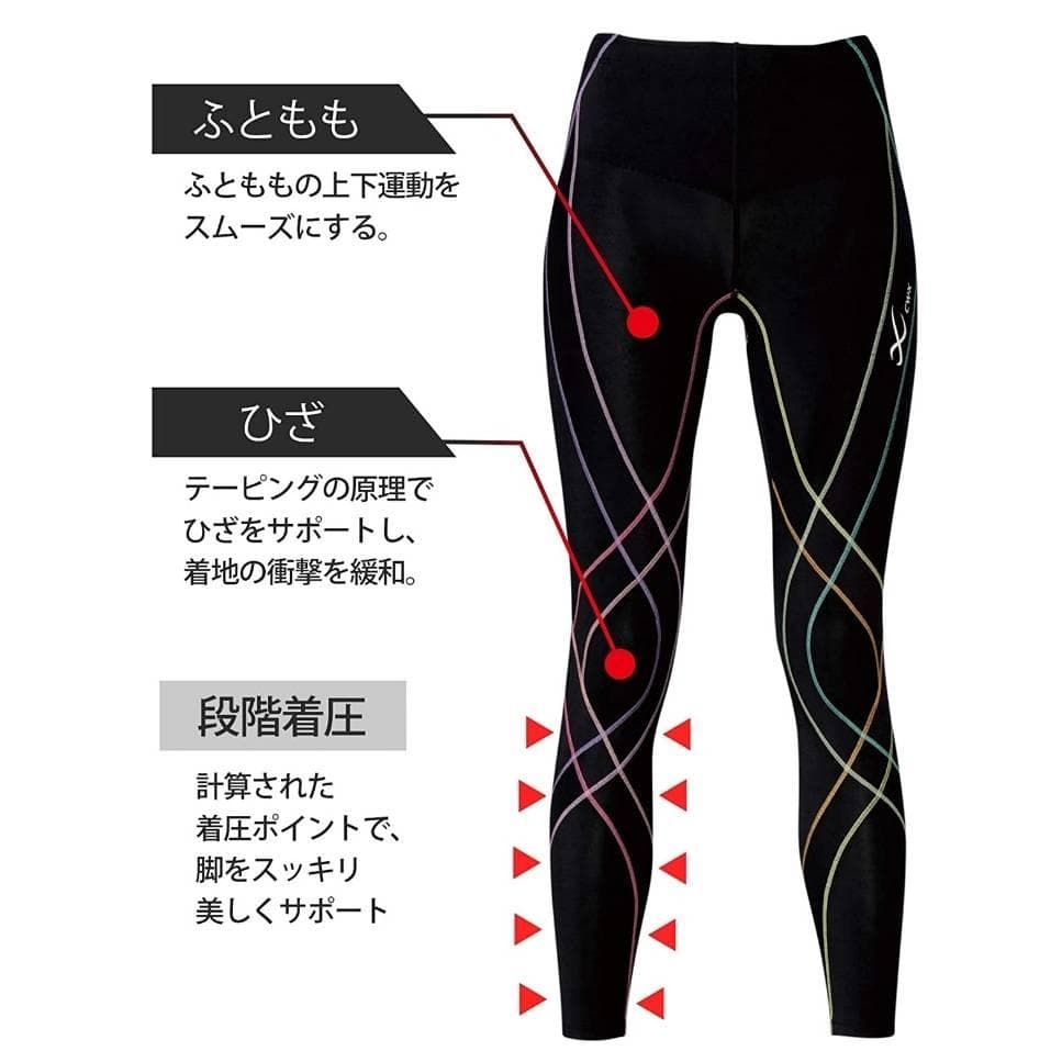 新品タグ付きcw-x/ワコール スポーツタイツ ジェネレーターモデル L