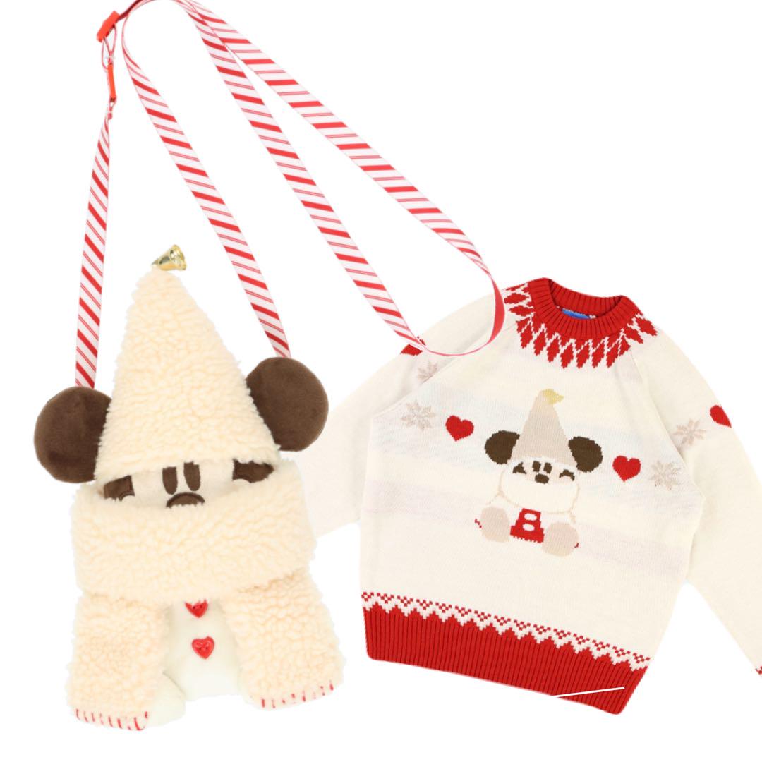 リルリンリン　ディズニー　クリスマス　セーター　ニット　ショルダー　2024