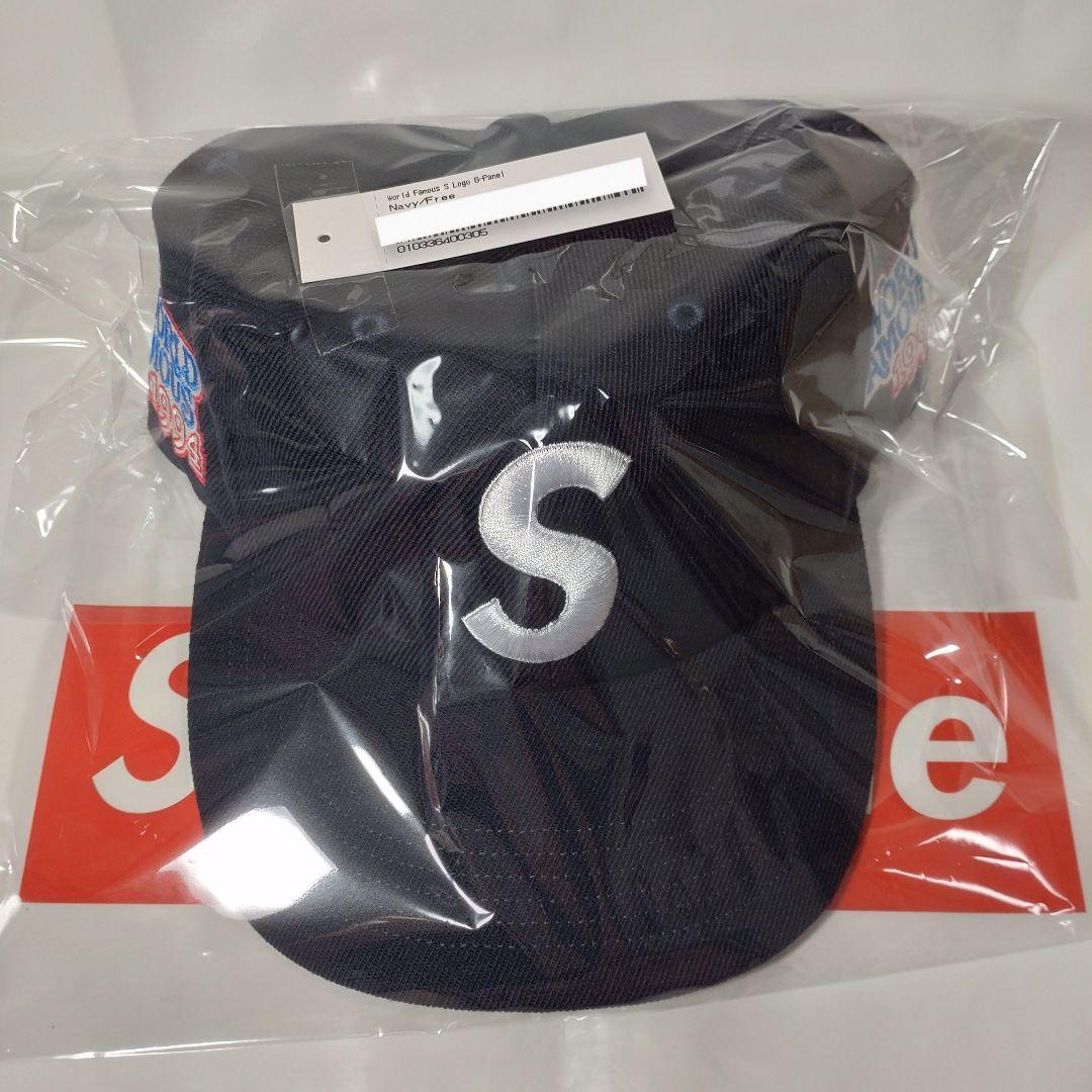 シュプリーム World Famous S Logo Navy