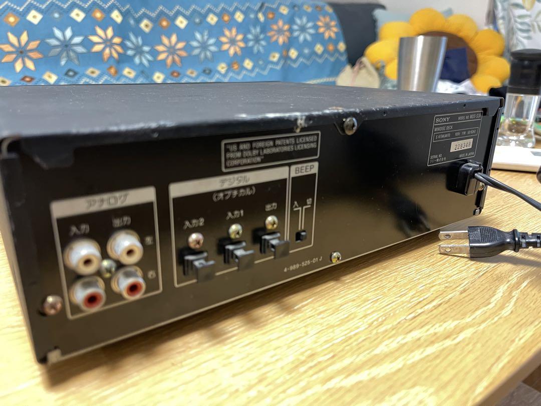 SONY MDS-S38 MDデッキ MDプレイヤー/レコーダー 日本製 完動品