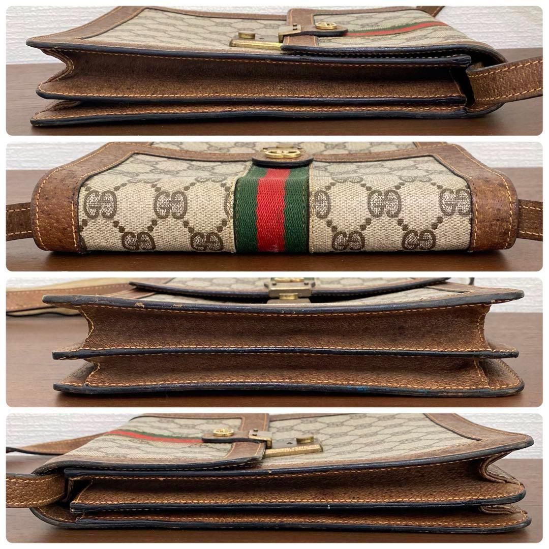 【特価】 GUCCI グッチ ショルダーバック シェリーライン GG 鍵付き