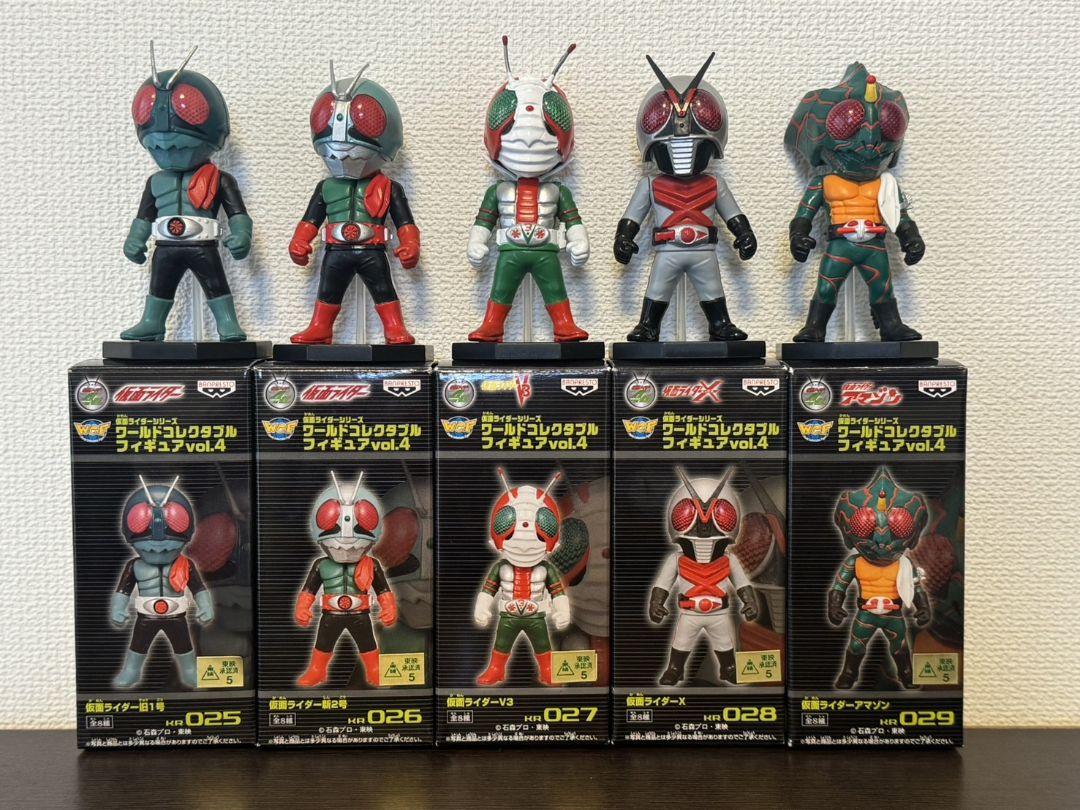 【開封済】ワールドコレクタブル 仮面ライダー10体セット